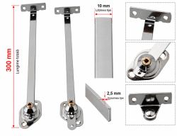 Limitator usa rabatabila cu autofranare 300 mm