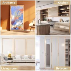 Bandă Metalică Adezivă Decorativă din Inox – Finisaj Oglindă