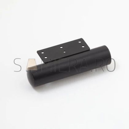 Set 2 Picioruse tub VC40b, Ø 40, metal, Negru 