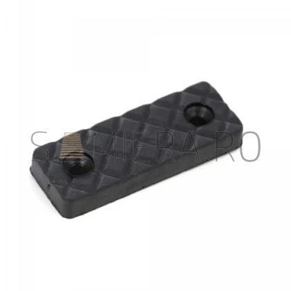 Alunecator mobila plat plastic negru ADN