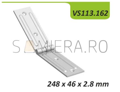 Balama articulată VS.113.162, 248x46 mm, S=2,8 mm