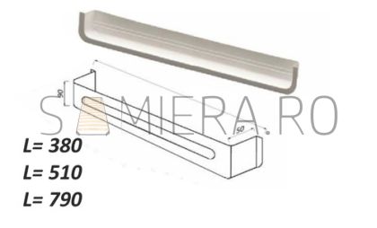Protecție plastic mecanism VE.543.01, L=380/510/790 mm