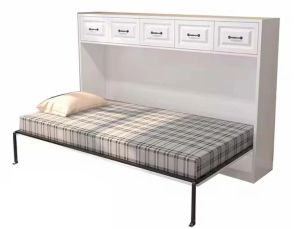 Sistem de pat rabatabil orizontal