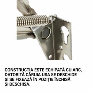 Mecanism mini bancheta cu arc