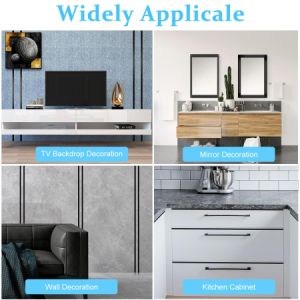 Bandă Metalică Adezivă Decorativă din Inox – Finisaj Oglindă