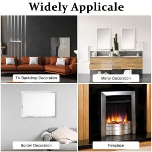 Bandă Metalică Adezivă Decorativă din Inox – Finisaj Oglindă