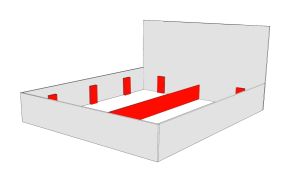 Somiera Metalica Premium pentru 2 persoane 190cm