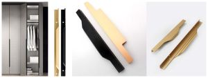 Mâner profil U02363, Negru Mat