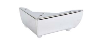 Piciorus metalic A-026, 150x150 mm, H=50 mm, Crom