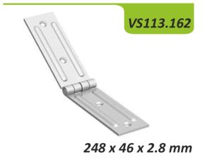 Balama articulată VS.113.162, 248x46 mm, S=2,8 mm