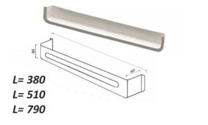 Protecție plastic mecanism VE.543.01, L=380/510/790 mm